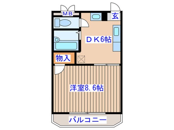 グレ－ス香澄の物件間取画像